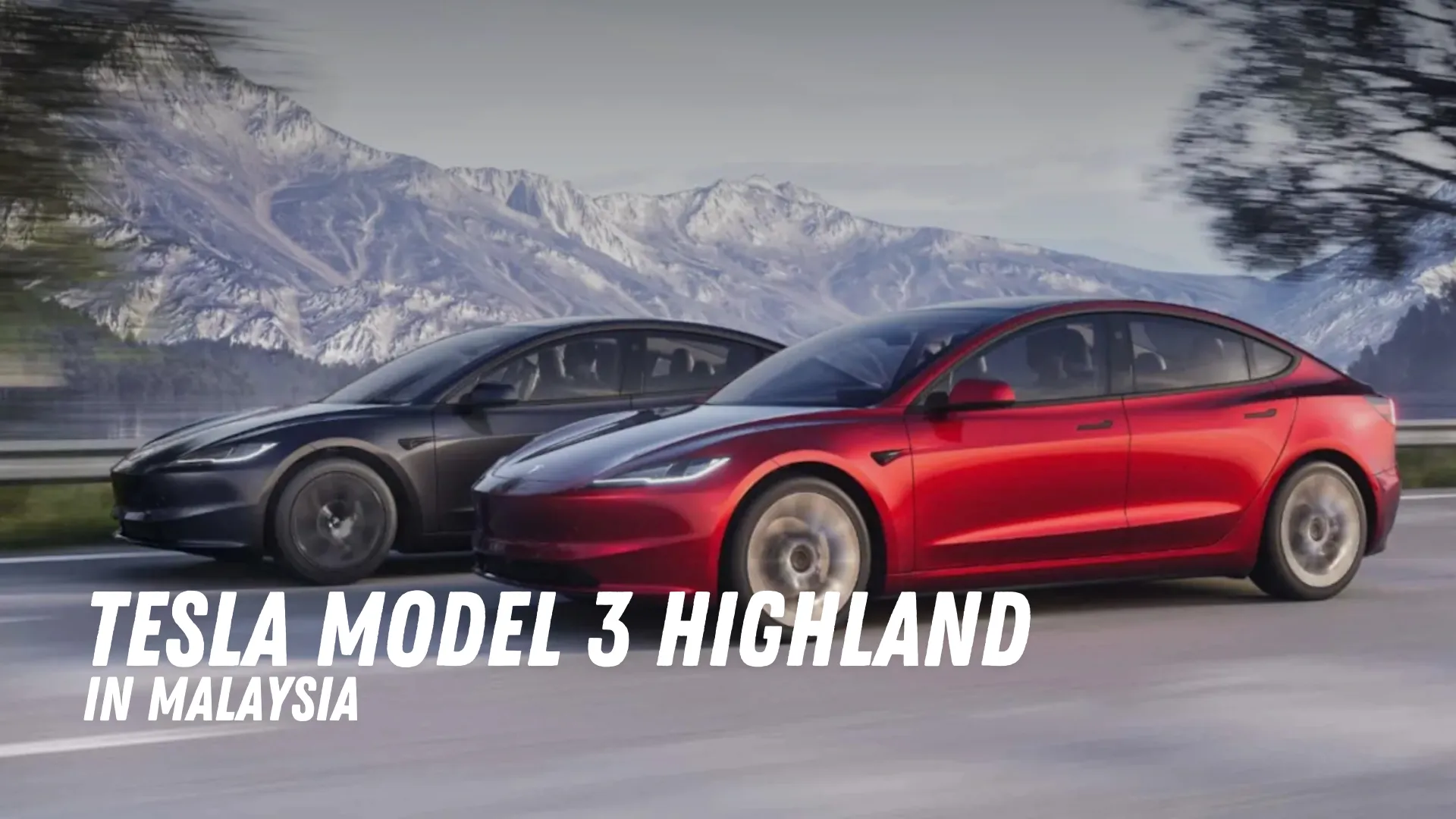 Tesla Model 3 Highland in Malaysia - Kendaraan Terbaik